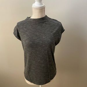 Anthropologie - Dolan Short Sleeve Gray Top Small